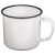 Enamel mug MFH white 350 ml