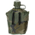 Field bottle MFH US nylon cover 1L woodland BPA free