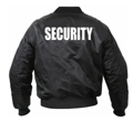 Bunda letecká MA-1 SBS SECURITY - čierna