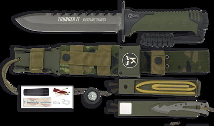 Tactical knife - dagger with sheath RUI-K25 THUNDER II