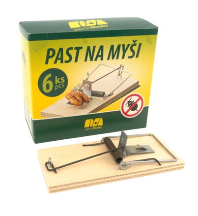 Mouse trap plywood 6pcs