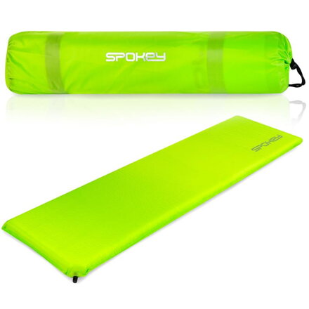 Spokey FATTY Self-inflating car mat 5 cm, lime