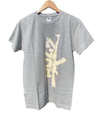 T-shirt AK47 Kalashnikov grey
