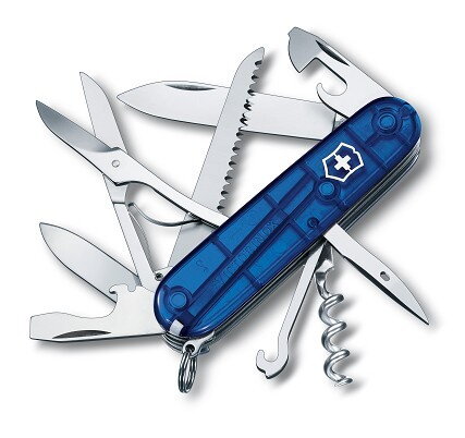 Victorinox Huntsman - transparent blue