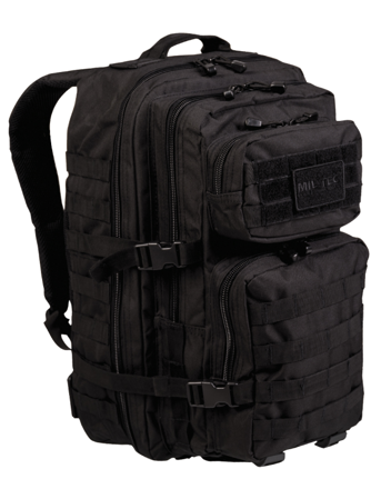 Mil-tec BLACK BACKPACK US ASSAULT LARGE