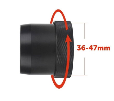 Universal socket (adapter) for PARD NV007, NV007A and NV007V (from 36 to 47mm)