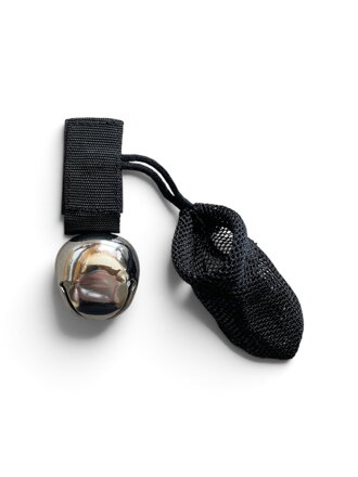 Bear bell, bear scarecrow silver