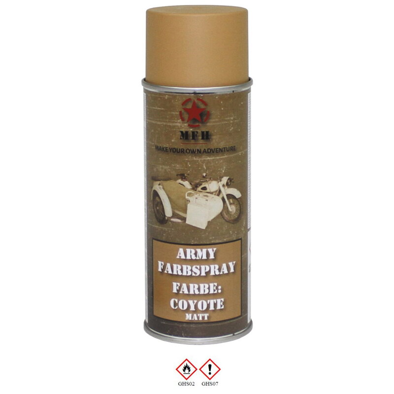 MFH military spray paint - coyote 400ml