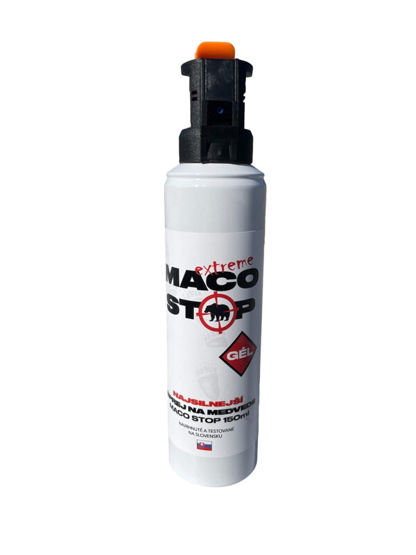 The strongest bear spray MACO STOP Extreme 150ml gel