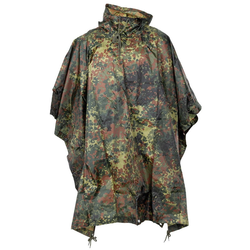 Poncho Rip Stop, BW flecktarn 144 x 223 cm