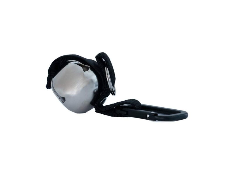 Bear bell, bear scarecrow silver