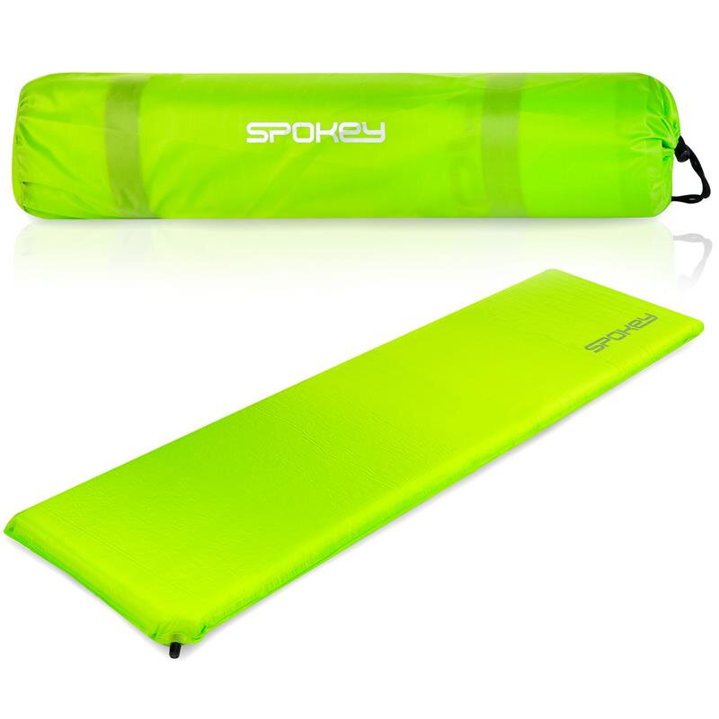 Spokey FATTY Self-inflating car mat 5 cm, lime