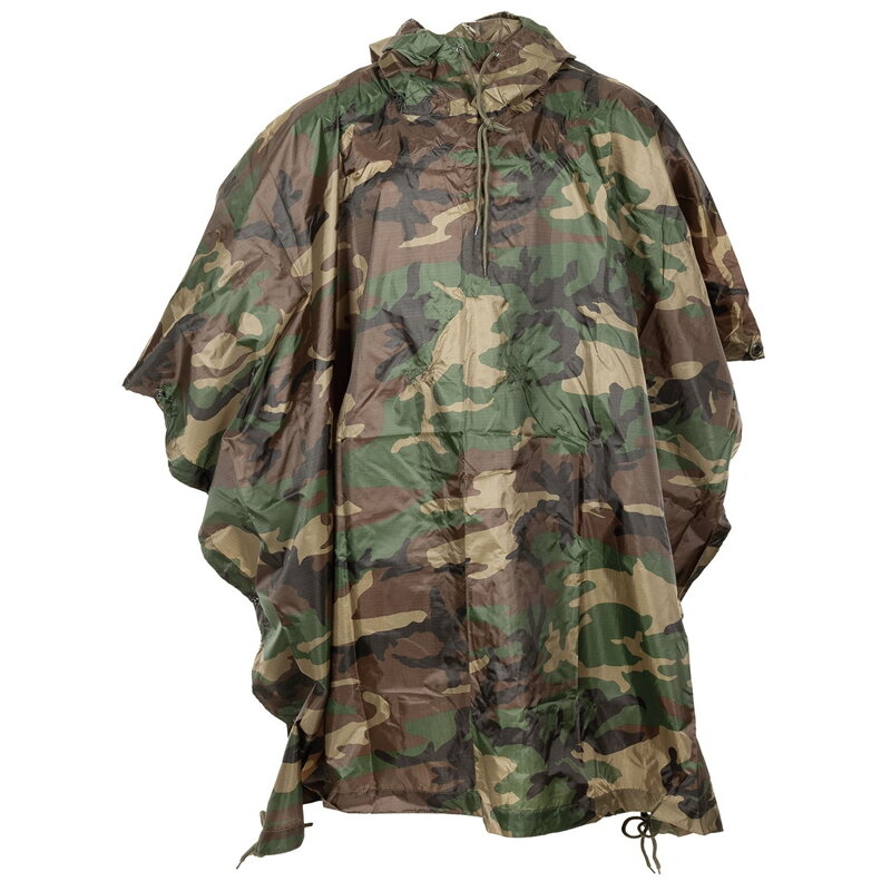 Rip Stop poncho, woodland 144 x 223 cm