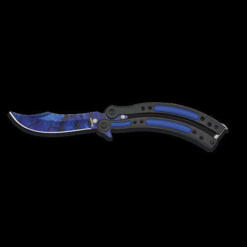 Bow tie knife ALBAINOX 02129 - blue