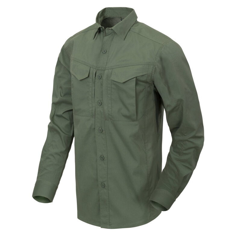 Helikon DEFENDER MK2 SHIRT - POLYCOTTON RIPSTOP olive green