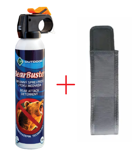 FOR BearBuster Bear defence spray with case 300ml