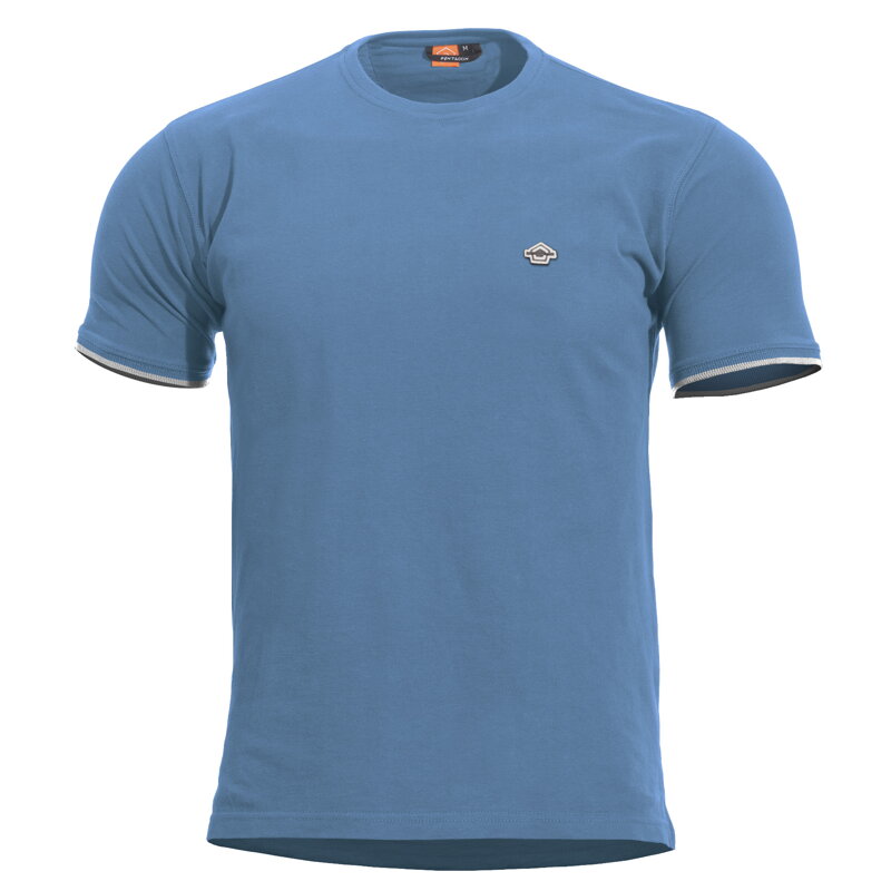 Pentagon LEVANTES CREWNECK STRIPES K09026-STR dawn blue