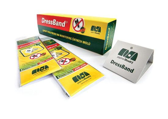 DRESSBAND Pheromone adhesive strip for wardrobe moths