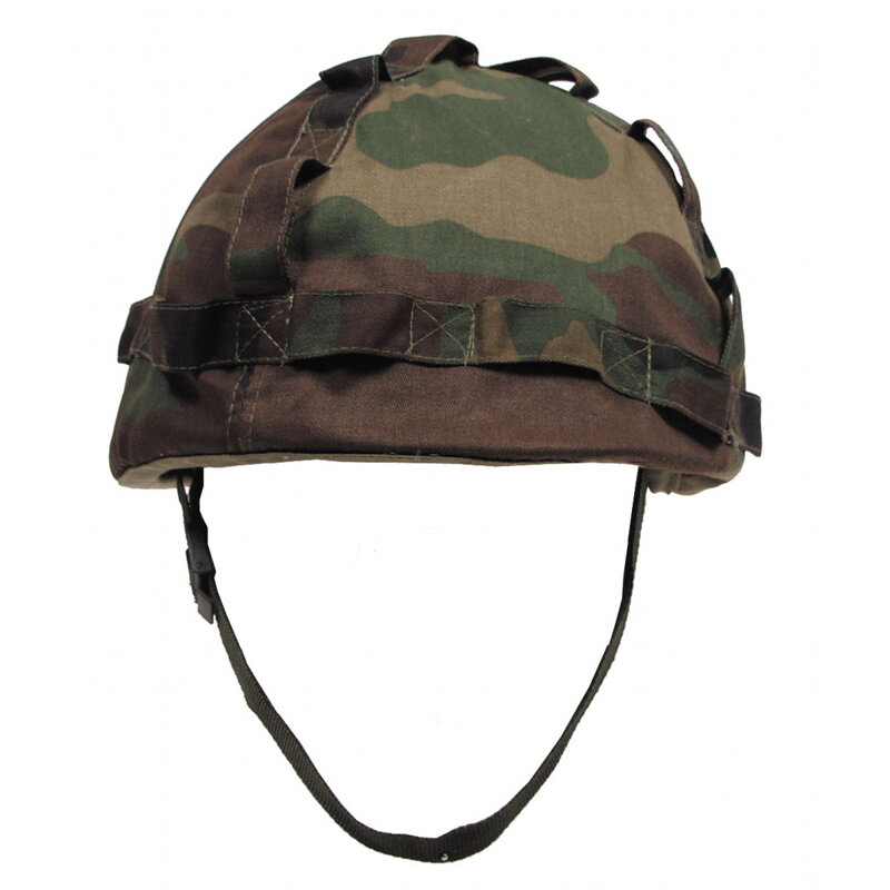 Helmet U.S. with cover MFH 10545T - woodland