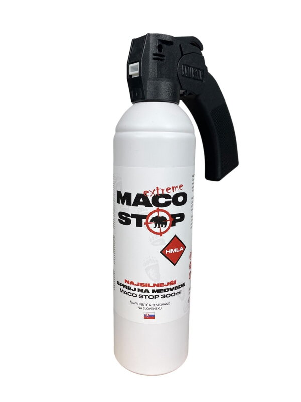 The strongest bear spray MACO STOP Extreme 300ml mist